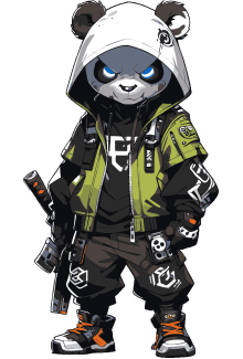 Pack Panda Badass